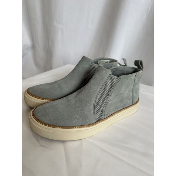 Toms Bryce Stone Grey Suede Slip On Sneaker Shoe Womens Size 6.5 - Picture 3 of 10